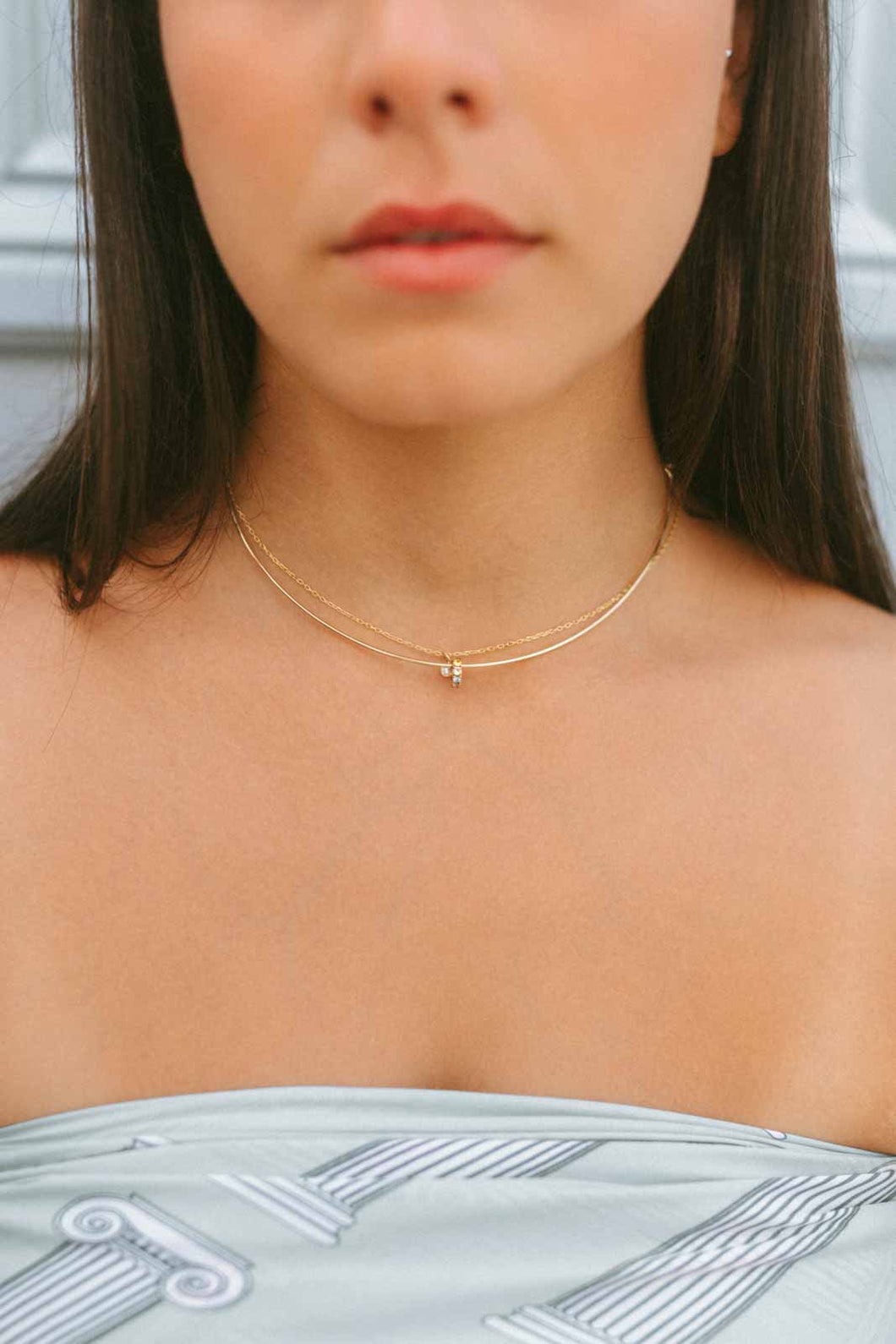 Gold wire chocker